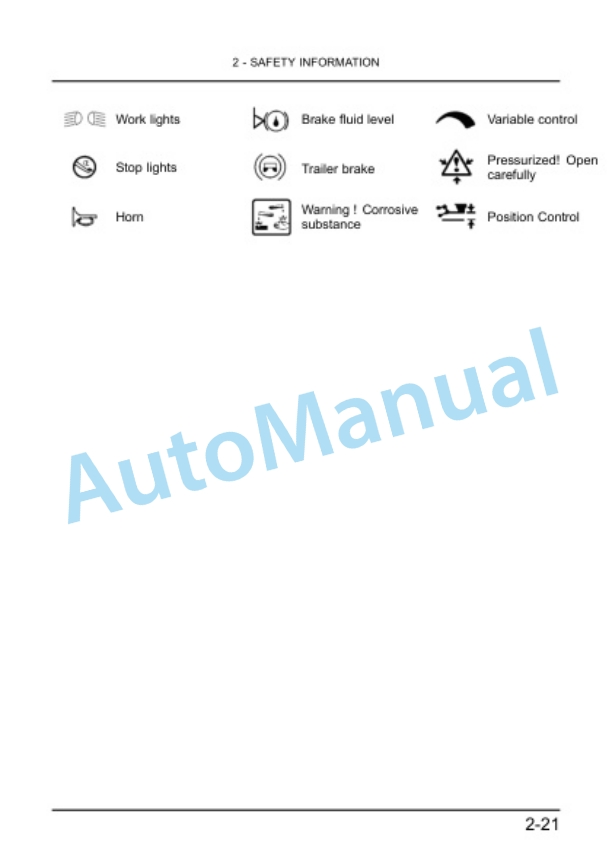 Alternative view of New Holland 6010, 6510, 7510 Tractor Operation and Maintenance Manual 48134654