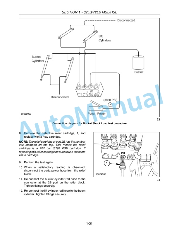 New Holland 62LB, 72LB Repair Manual 87022136-5