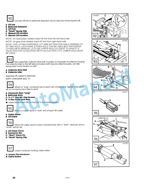 New Holland 63711, 9607449 36in Snowthrower Attachment Operation and Maintenance Manual 42643612-4