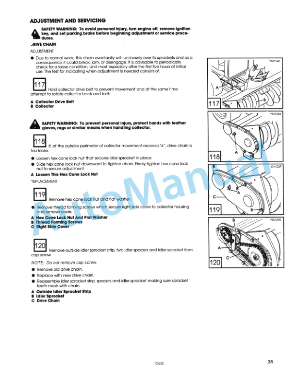 New Holland 63711, 9607449 36in Snowthrower Attachment Operation and Maintenance Manual 42643612-5