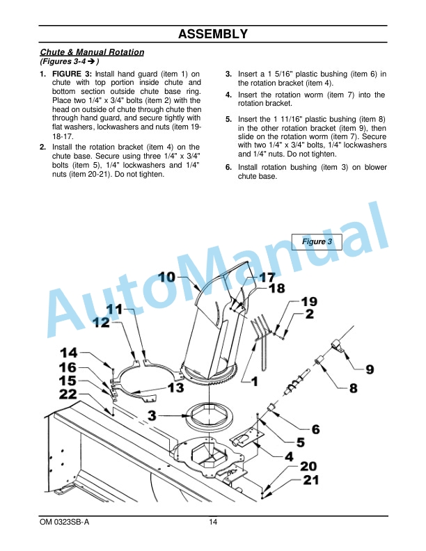 New Holland 63CSH 63in Commercial Snowblower Operation and Maintenance Manual 87300092-3