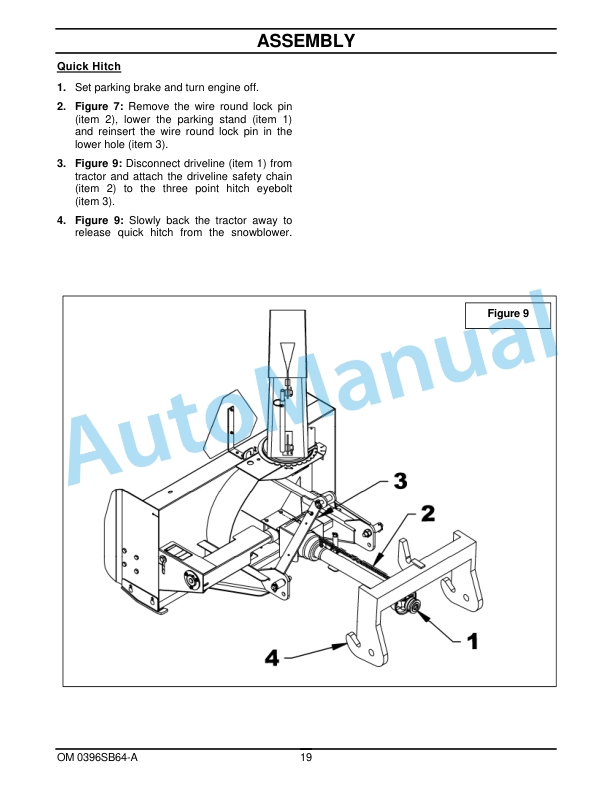 New Holland 64CSR Snowblower Operation and Maintenance Manual 84357591-4