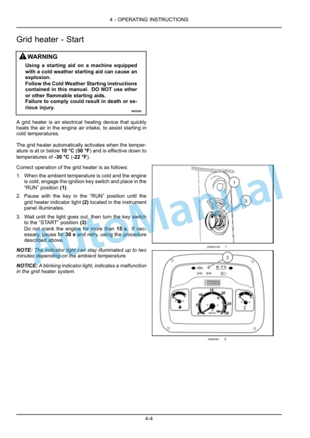 New Holland 65, 75 Workmaster Tractor Operation and Maintenance Manual 47412148-3