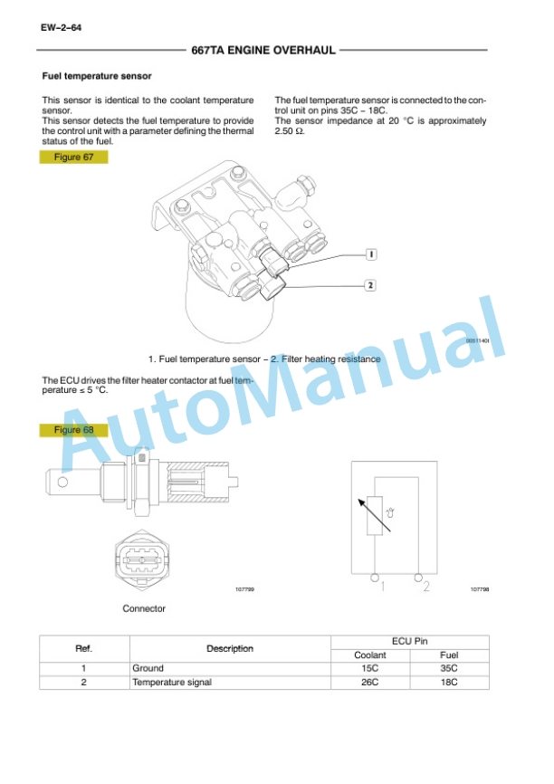 New Holland 667TAEEG, 667TAEEC, 667TAEBF, 667TAEED, 667TAEBD Engine Repair Manual 60413689-4