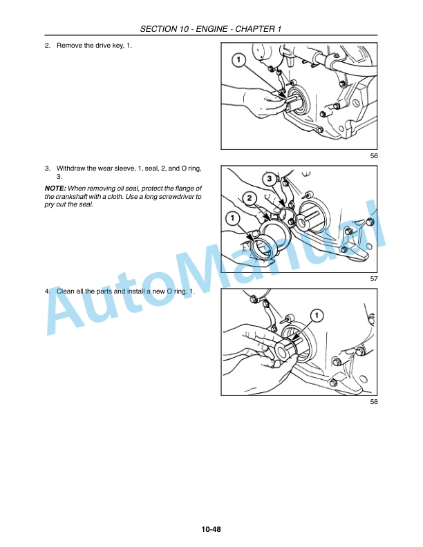 Alternative view of New Holland 70, 70A Series Tractor Repair Manual 87018723