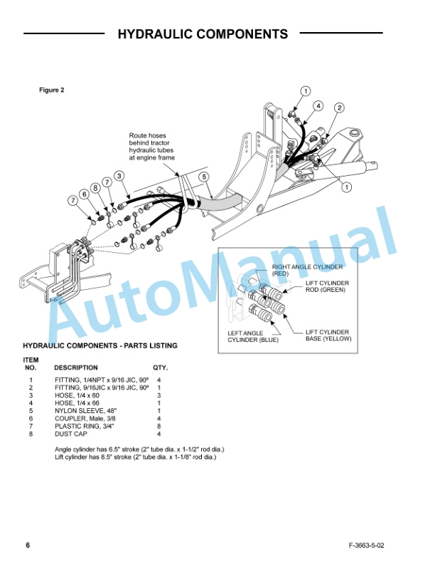 New Holland 702C Series Front Blade Operation and Maintenance Manual 87012637-3