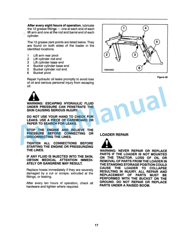 New Holland 7106 Operation and Maintenance Manual 86597080-3