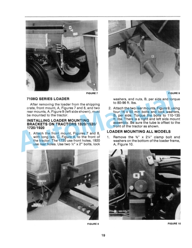 New Holland 7106Q, 7108Q Quick Attach Loader Operation and Maintenance Manual 43591002-4