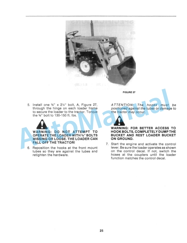 New Holland 7106Q, 7108Q Quick Attach Loader Operation and Maintenance Manual 43591002-5