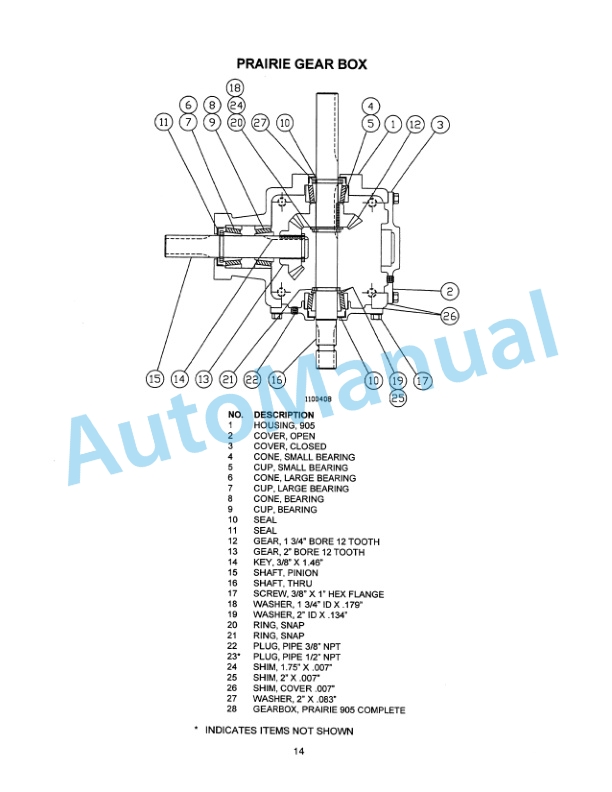 New Holland 716C Series 96in, 108in Snowblower Attachment Operation and Maintenance Manual 42871760-5