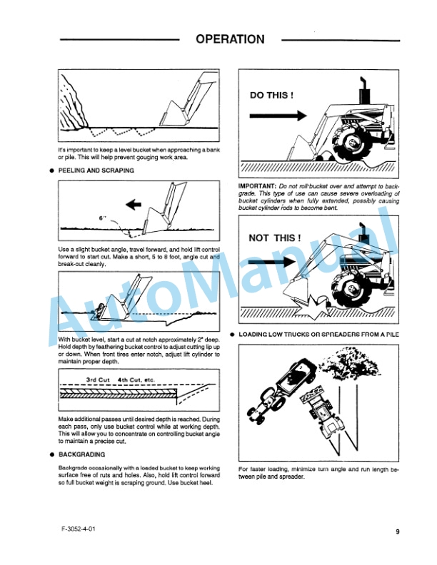 New Holland 7309 Series Quick Attach Farm Loader Operation and Maintenance Manual 86632634-3