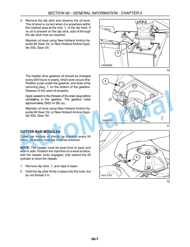 New Holland 750HD, 770HD Service Manual 84207373-2
