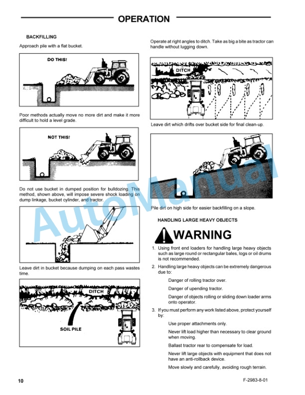 New Holland 7514 Series Quick Attach Farm Loader Operation and Maintenance Manual 86705169-3