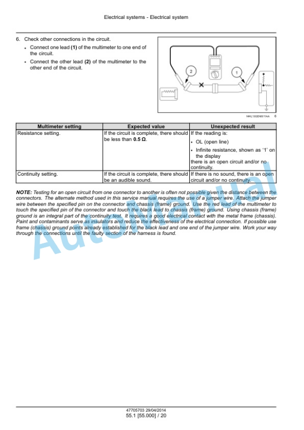 New Holland 760CG VariFeed Grain Header Service Manual 47705703-3
