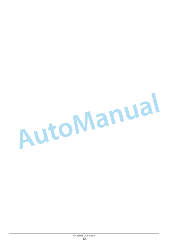 New Holland 7630, 8030 Engine Service Manual 73403953-4