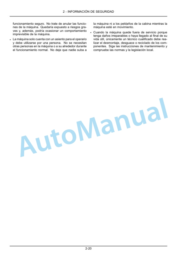 Alternative view of New Holland 7630, 8030 Tractor Operation and Maintenance Manual 47647724