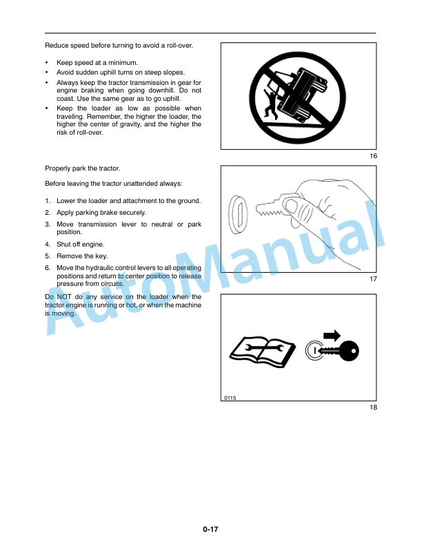 Alternative view of New Holland 810TL, 820TL Operation and Maintenance Manual 84157372