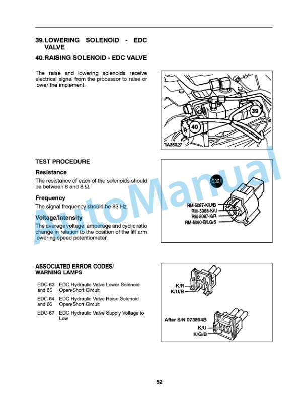 New Holland 8160, 8260, 8360, 8560 Repair Manual 86588680-2