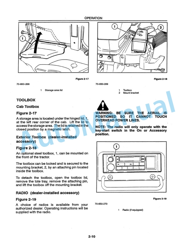 New Holland 8670, 8770, 8870, 8970 Tractor Operation and Maintenance Manual 42867043-2