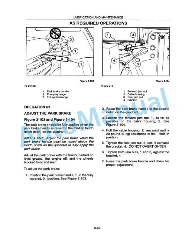 New Holland 8670, 8770, 8870, 8970 Tractor Operation and Maintenance Manual 42867043-5