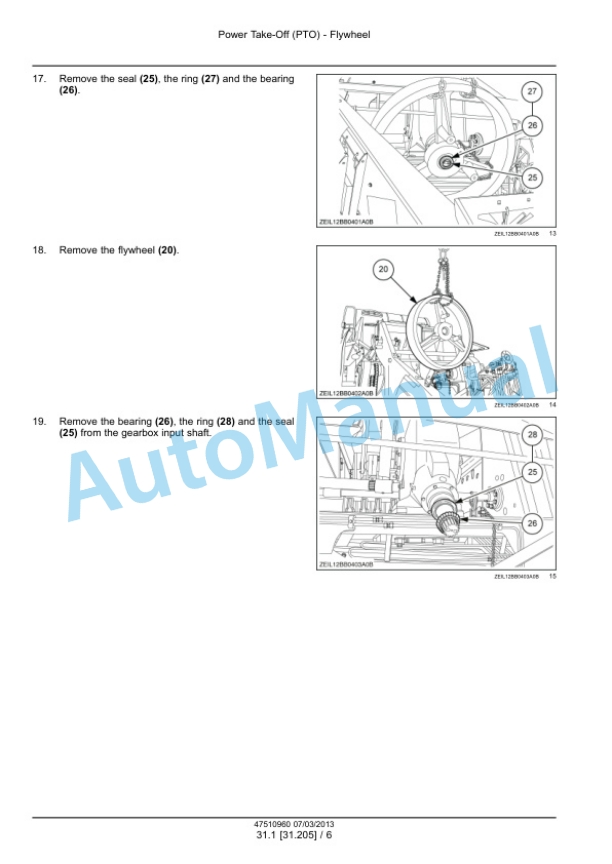 New Holland 870, 890, 1270, 1290, 330, 340 BigBaler Square Baler Service Manual 47534289-2