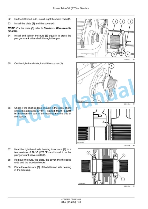 New Holland 870, 890, 1270, 1290, 330, 340 BigBaler Square Baler Service Manual 47534289-4