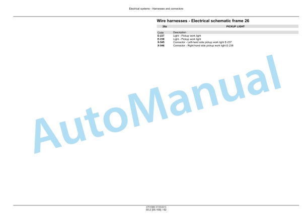 New Holland 870, 890, 1270, 1290, 330, 340 BigBaler Square Baler Service Manual 47534290-2