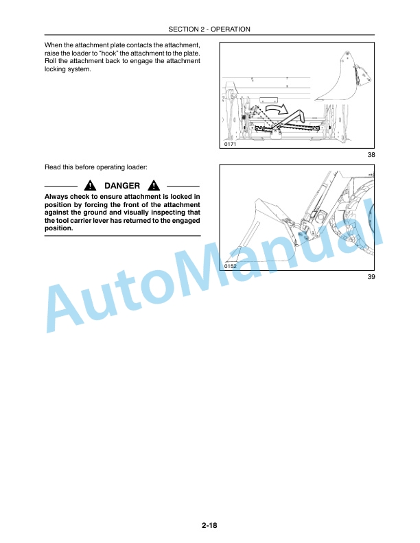 New Holland 870TL For TG Series Tractor Operation and Maintenance Manual 87561525-4