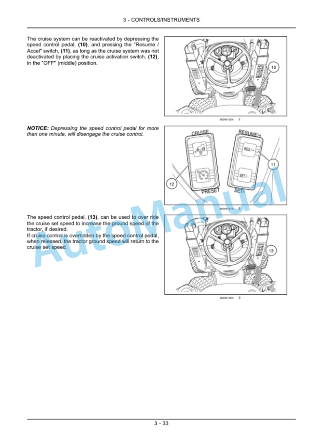 New Holland 8N Boomer Tractor Operation and Maintenance Manual 84527123-3