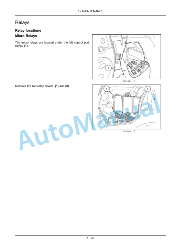 New Holland 8N Boomer Tractor Operation and Maintenance Manual 84527123-5