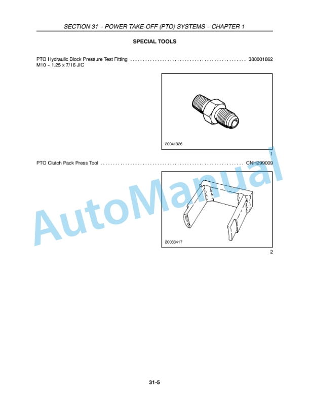 New Holland 8N Boomer Tractor Service Manual 84218899-2