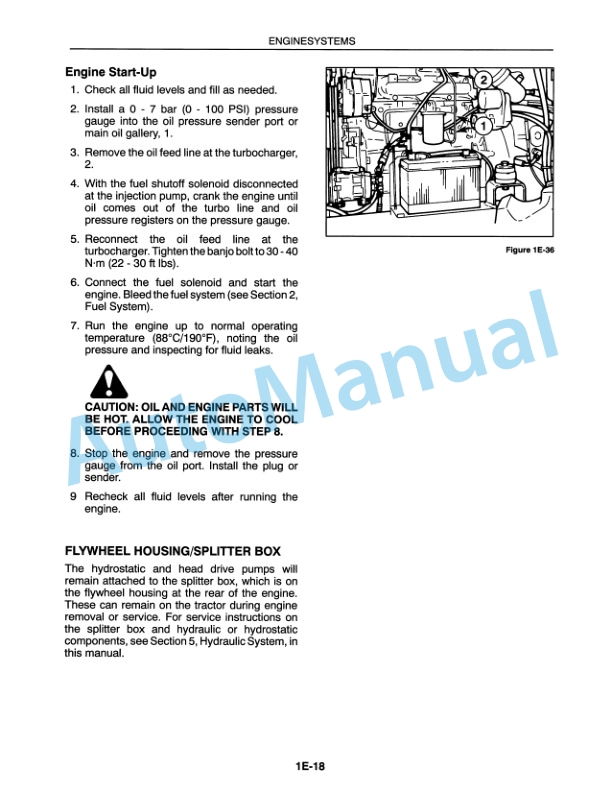 New Holland 9030, 9030E Engine Repair Manual 40903001-4