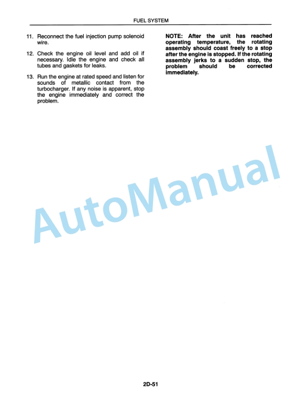 New Holland 9030, 9030E Fuel System Repair Manual 40903002-5