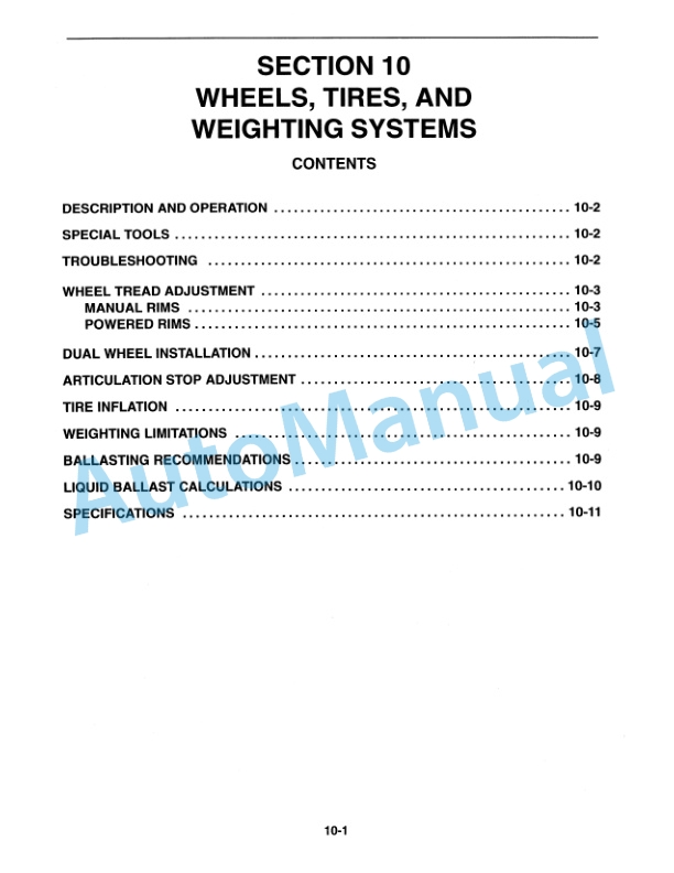 New Holland 9030 Bidirectional TM Tractor Service Manual 40903010-2