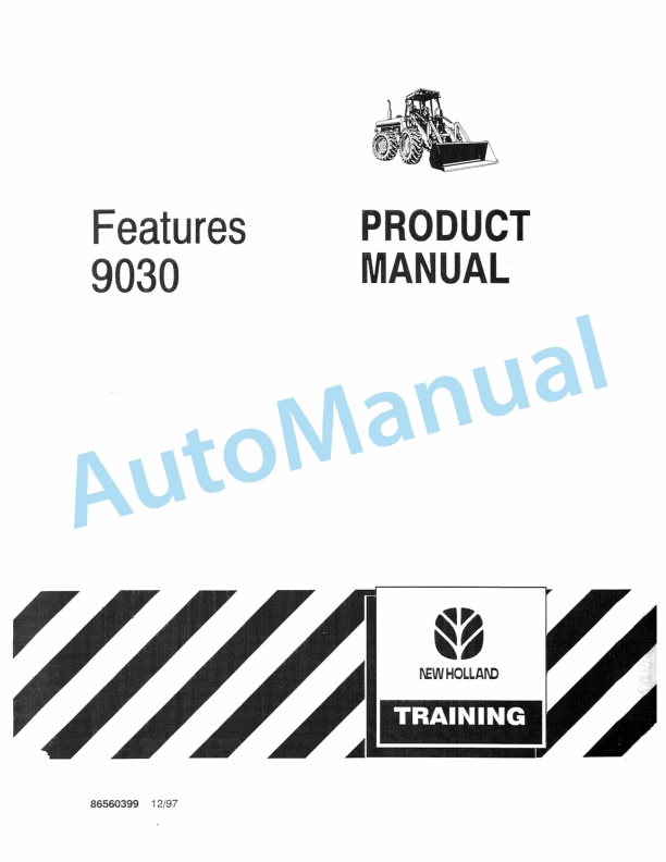 New Holland 9030 Feature Product Manual 86560399