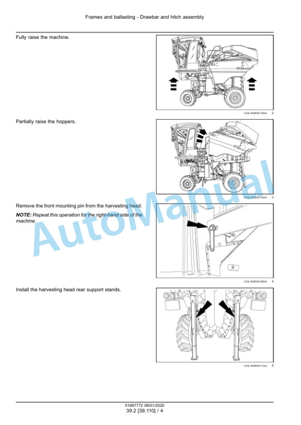Alternative view of New Holland 9090X Olive Side Conveyor Tier 3, 9090X Olive Tier 3, 9090X Side Conveyor Tier 3, 9090X Tier 3 Grape Harvester Service Manual 51697772
