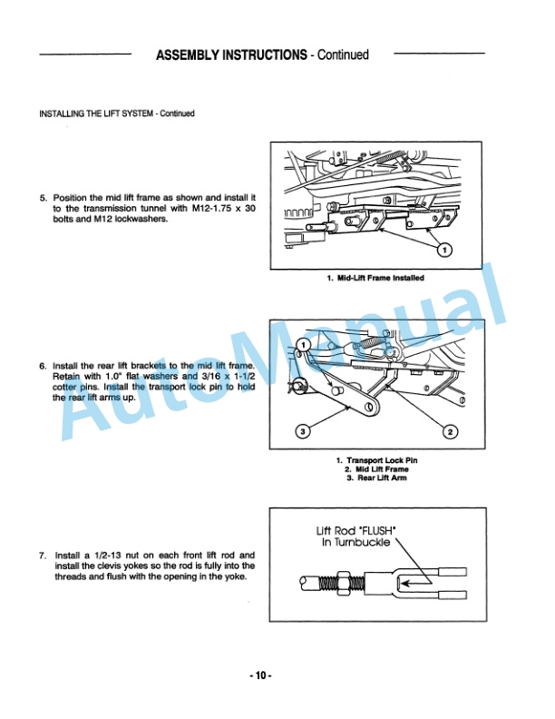 Alternative view of New Holland 914A Mid-Mount Rear Discharge Direc Drive Mover Operation and Maintenance Manual 42872300