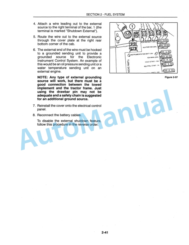 New Holland 9184, 9384, 9484, 9684, 9884 Repair Manual 86608044-3