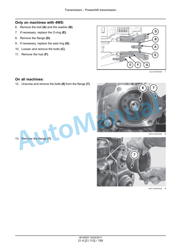 Alternative view of New Holland B100C, B100C LR, B100C TC, B110C, B110C TC, B115C Stage IV Tractor Loader Backhoe Service Manual 48126557