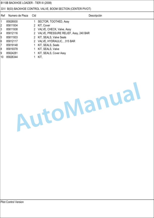 New Holland B110B Tier III Backhoe Loader Operation and Maintenance Manual-4