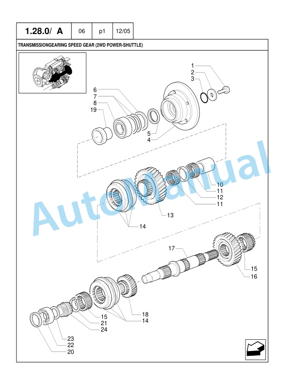 New Holland B115 Loader Backhoe Parts Catalogue 87364132NA-2