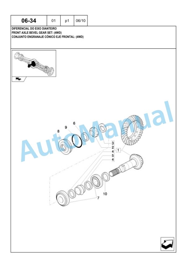 New Holland B90B, B95B, B110B Backhoe Loader Parts Catalogue 84381294-3