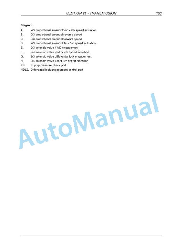 Alternative view of New Holland B90B, B95B, B95BLR, B95BTC, B110B, B115B Backhoe Loader Service Manual 87643850C