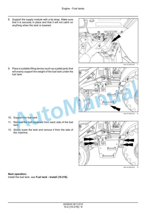 New Holland B95C, B95CLR, B95CTC, B110C Tier 4B Final Tractor Loader Backhoe Service Manual 48082154-4
