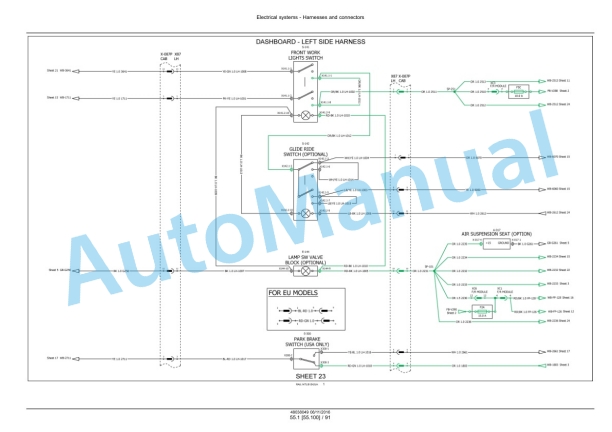 New Holland B95C, B95CLR, B95CTC, B110C Tier 4B Final Tractor Loader Backhoe Service Manual 48082159-3