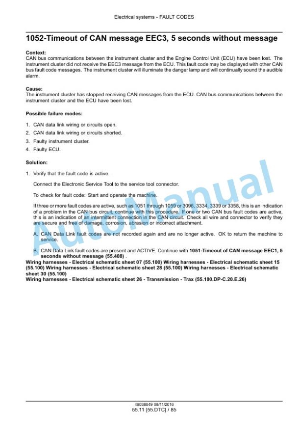 New Holland B95C, B95CLR, B95CTC, B110C Tier 4B Final Tractor Loader Backhoe Service Manual 48082161-2