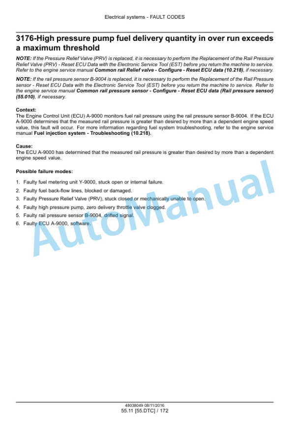 New Holland B95C, B95CLR, B95CTC, B110C Tier 4B Final Tractor Loader Backhoe Service Manual 48082161-3