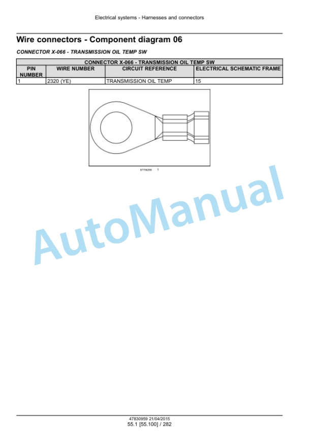 New Holland B95C, B95CTC, B110C Tier 4B Final Tractor Loader Backhoe Service Manual 47881805-2