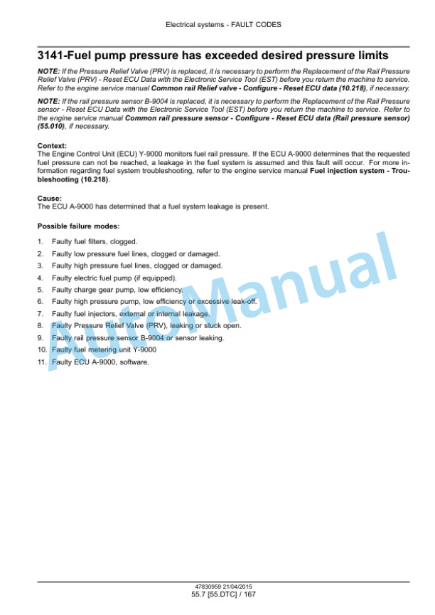 New Holland B95C, B95CTC, B110C Tier 4B Final Tractor Loader Backhoe Service Manual 47881806-3