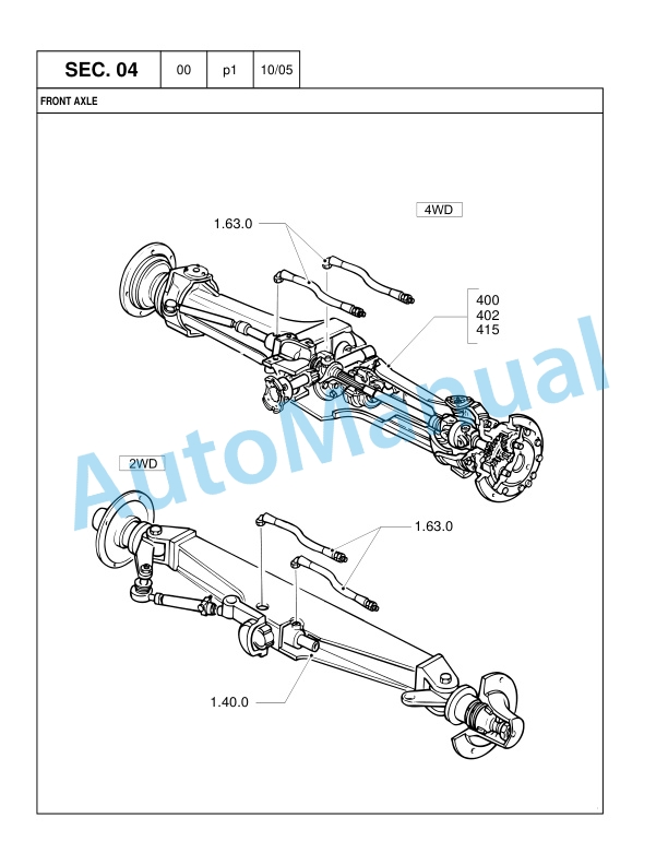 New Holland B95TC Backhoe Loader Parts Catalogue 87360667NA-2